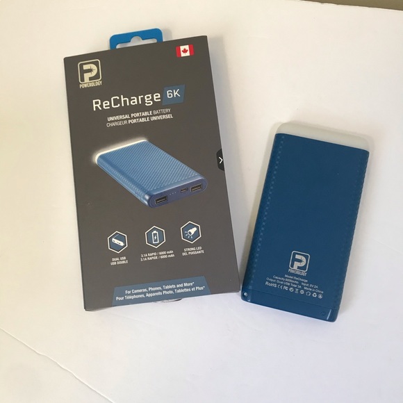 ReCharge Charge Power Bank Dual USB Flashlight NEW - Picture 5 of 16
